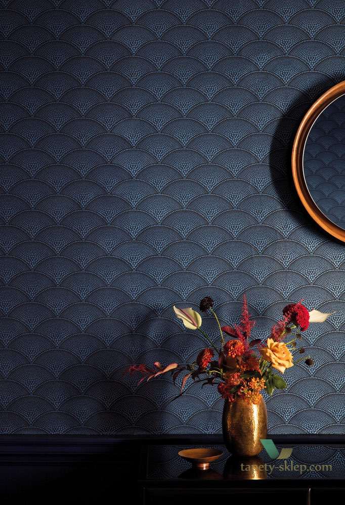 Tapeta Z Wachlarzami Cole&Son Feather Fan 89/4014 The Conptemporary Collection