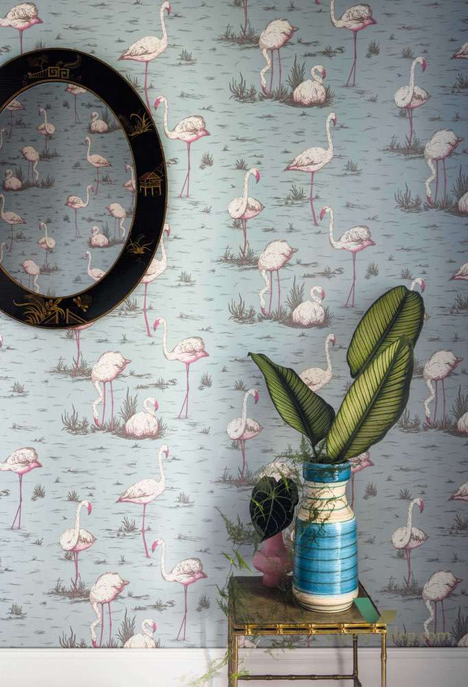Tapeta Flamingi Cole&Son Flamingos 66/6042 The Conptemporary Collection