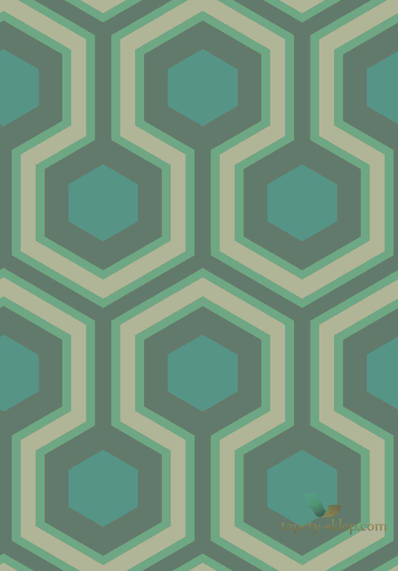 Tapeta Heksagony Cole&Son Hicks Grand 95/6034 The Conptemporary Collection