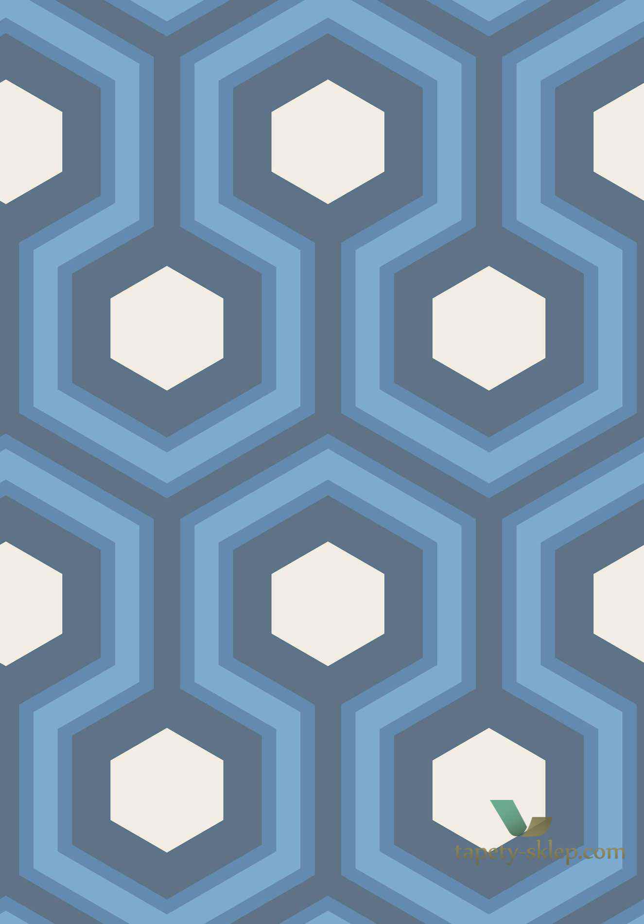 Tapeta Heksagony Cole&Son Hicks Grand 95/6035 The Conptemporary Collection