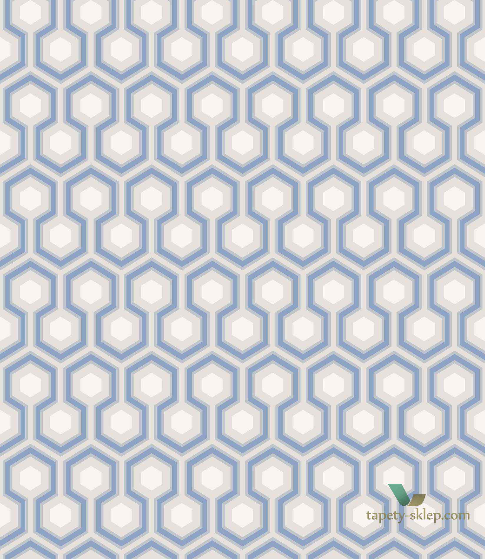 Tapeta W Heksagony Cole&Son Hicks Hexagon 66/8054 The Conptemporary Collection