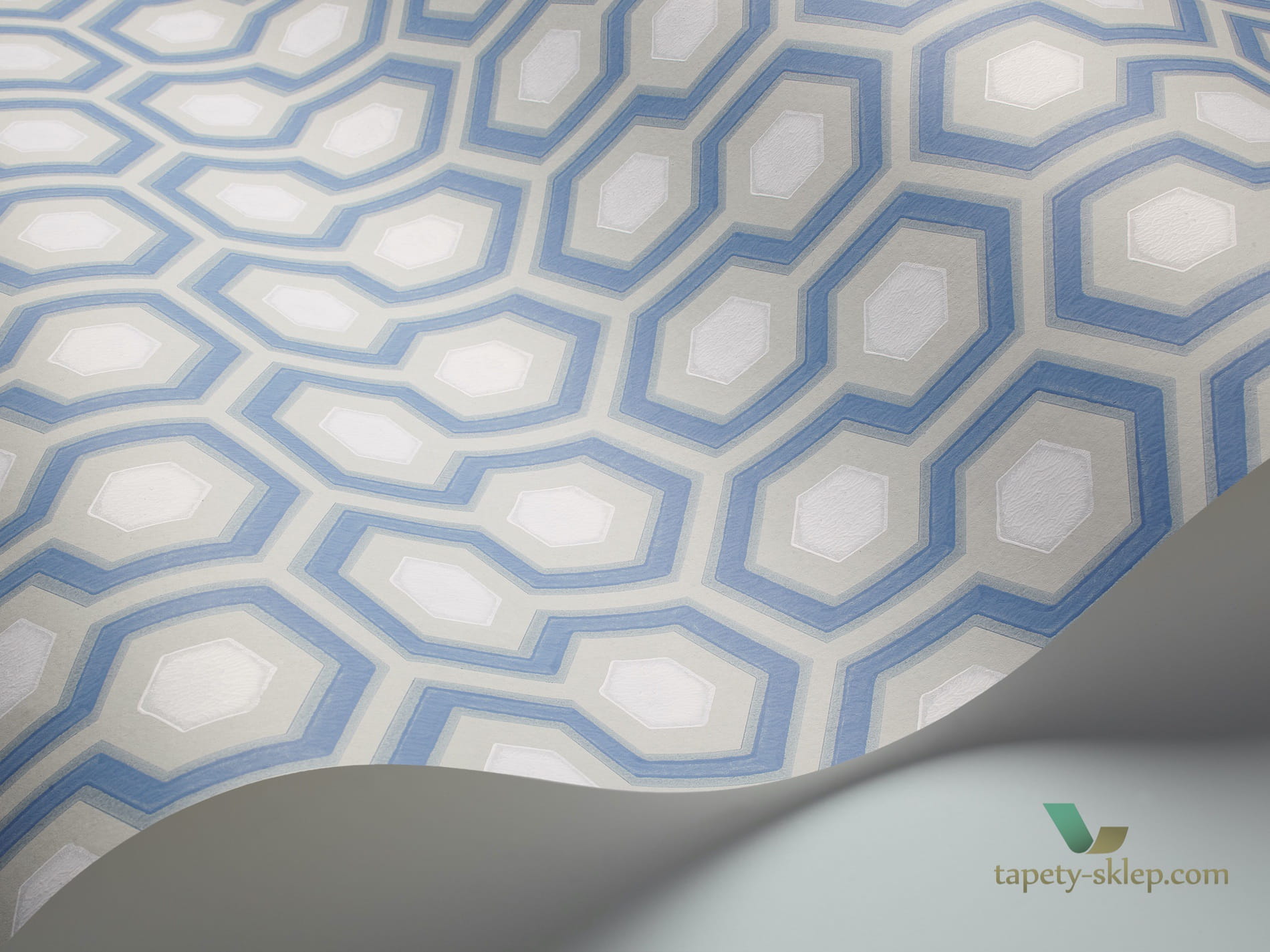 Tapeta W Heksagony Cole&Son Hicks Hexagon 66/8054 The Conptemporary Collection