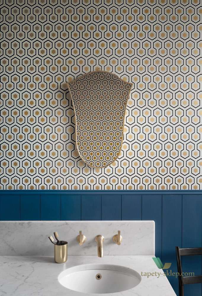 Tapeta W Heksagony Cole&Son Hicks Hexagon 95/3015 The Conptemporary Collection
