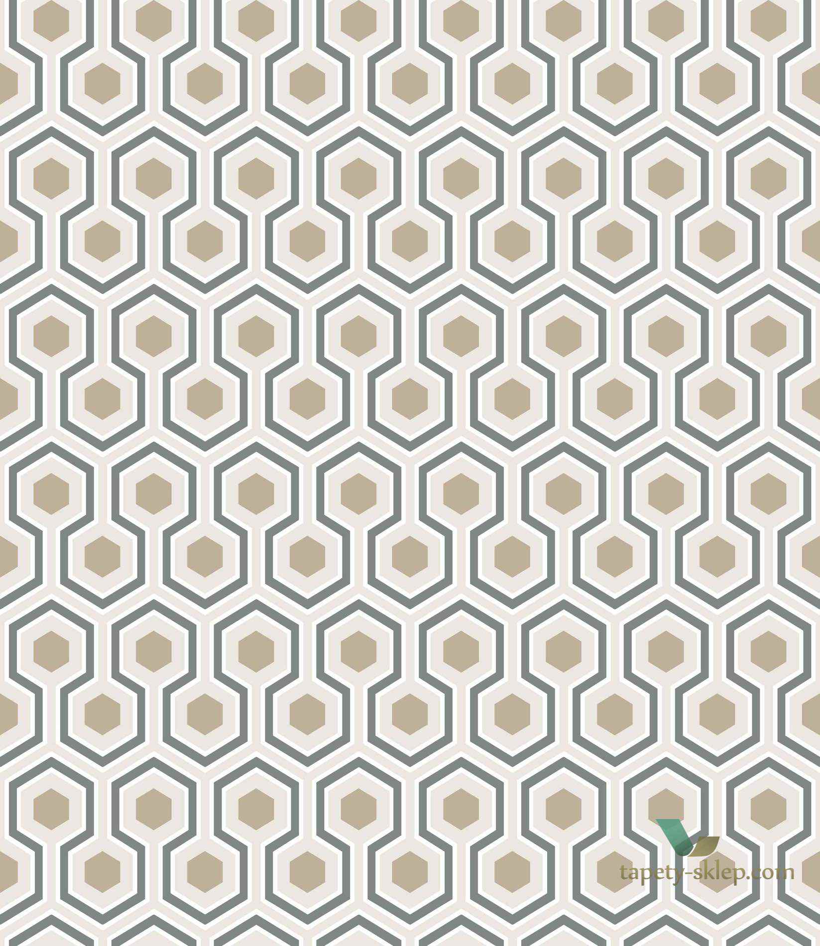 Tapeta W Heksagony Cole&Son Hicks Hexagon 95/3016 The Conptemporary Collection