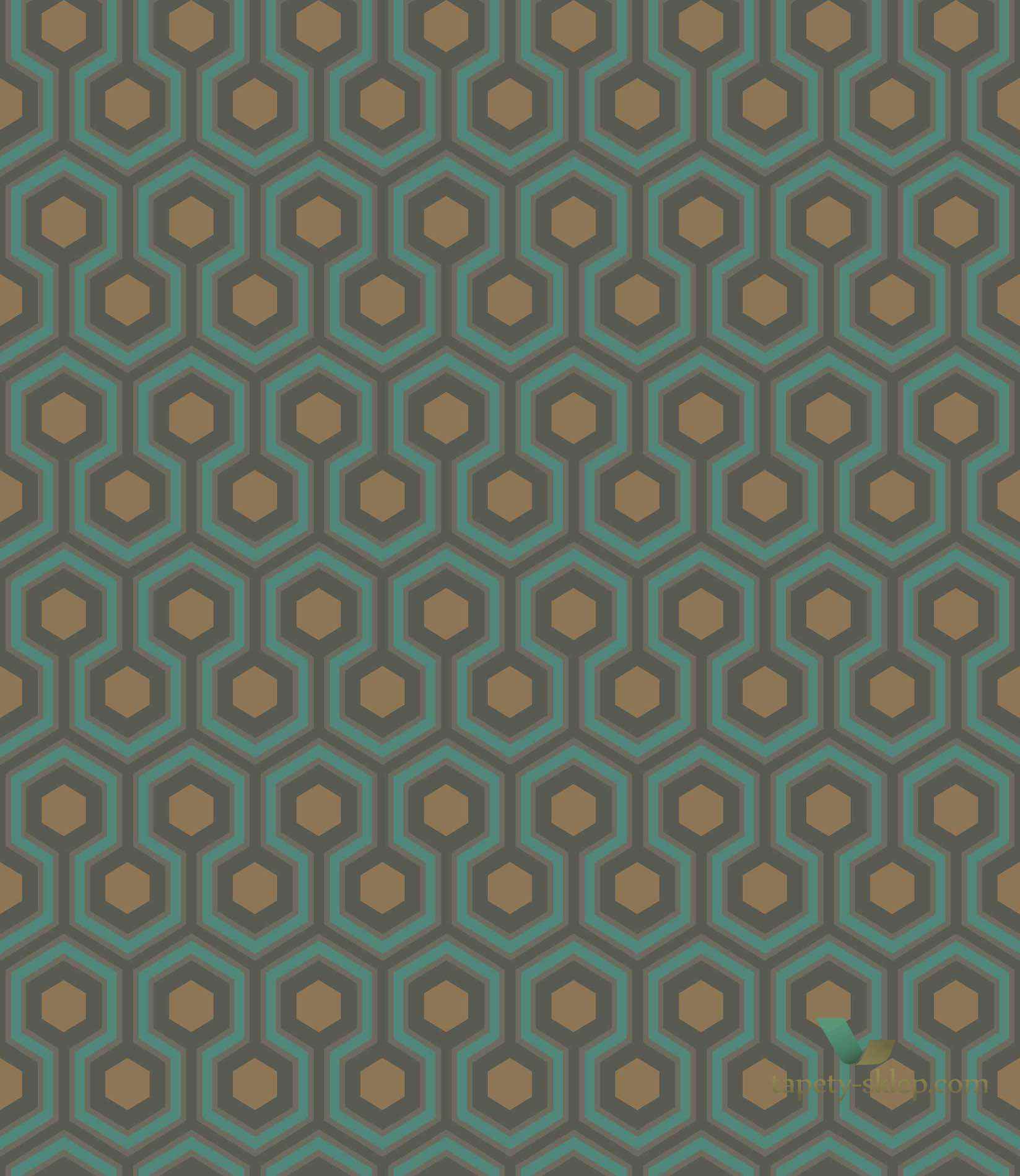 Tapeta W Heksagony Cole&Son Hicks Hexagon 95/3018 The Conptemporary Collection