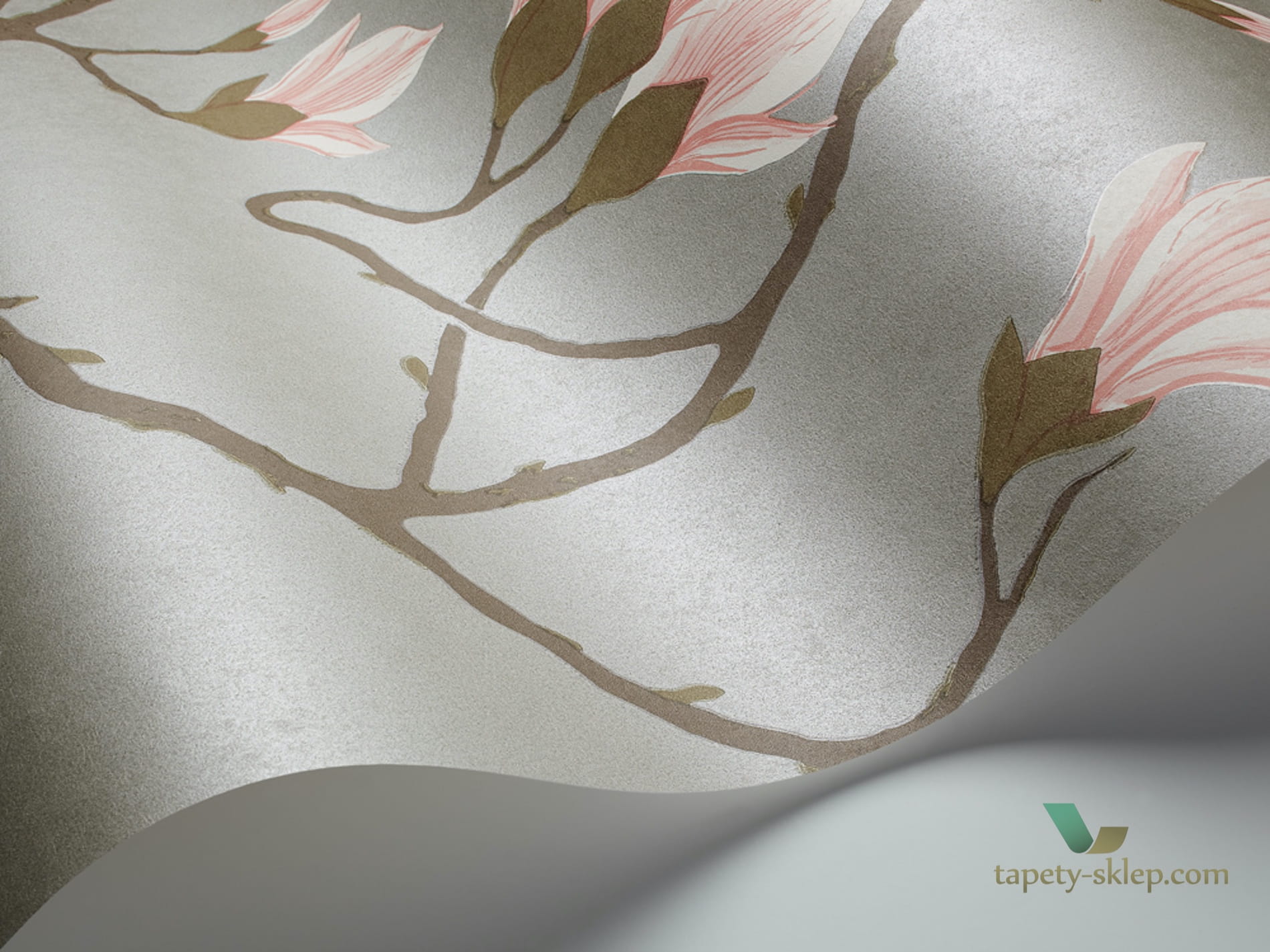 Tapeta Kwiaty Magnolii Cole&Son Magnolia 72/3010 The Conptemporary Collection