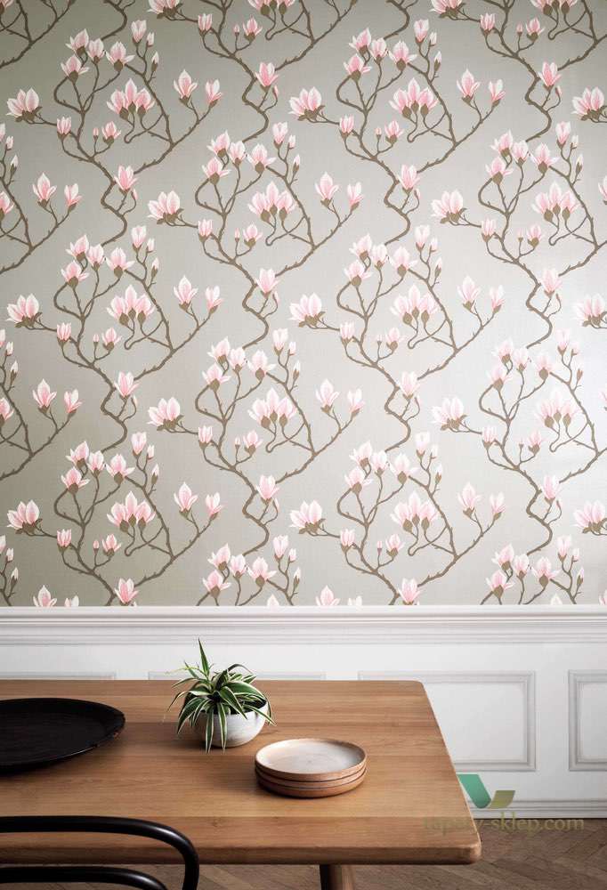 Tapeta Kwiaty Magnolii Cole&Son Magnolia 72/3010 The Conptemporary Collection