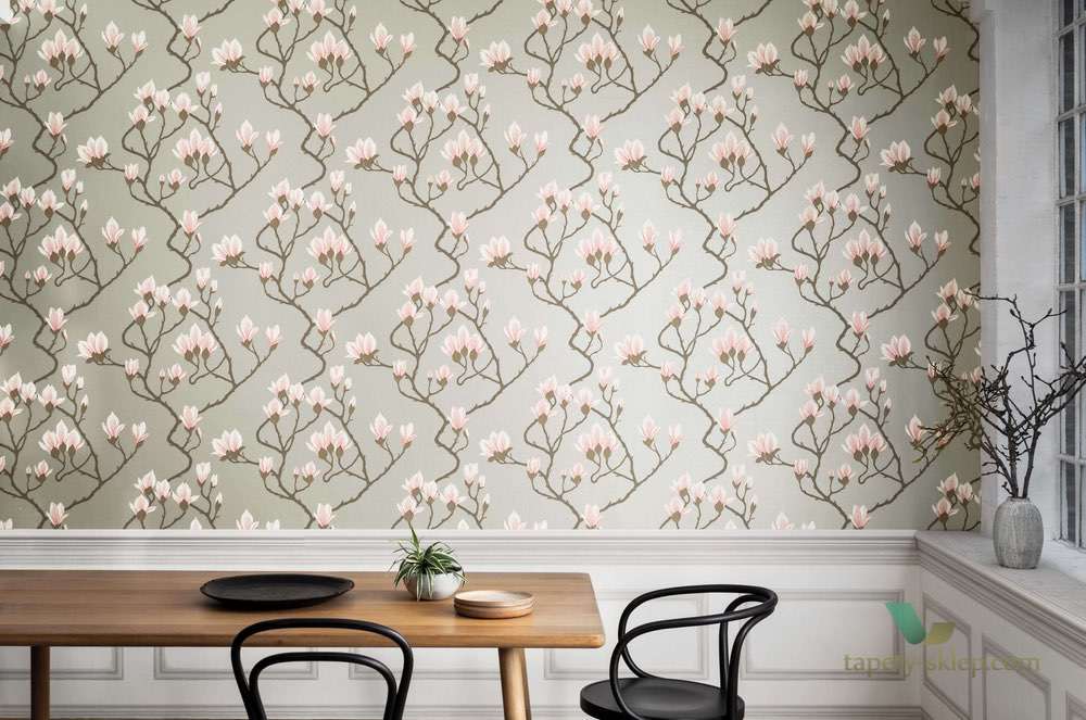 Tapeta Kwiaty Magnolii Cole&Son Magnolia 72/3011 The Conptemporary Collection