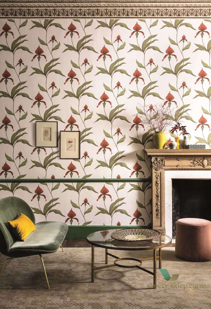 Tapeta Kwiaty Orchidei Cole&Son Orchid 95/10057 The Conptemporary Collection