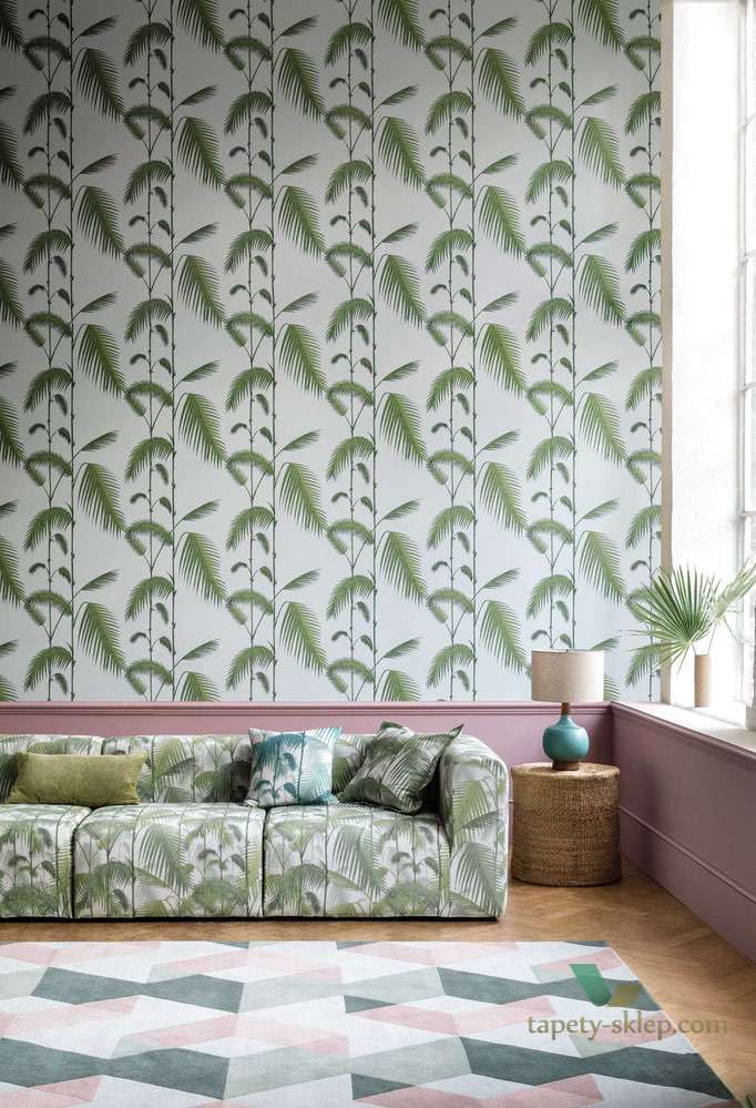 Tapeta Tropikalne Liście Cole&Son Palm Leaves 66/2010 The Conptemporary Collection