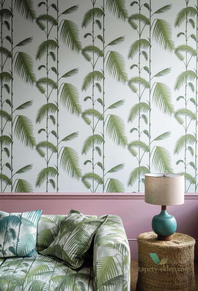 Tapeta Tropikalne Liście Cole&Son Palm Leaves 95/1008 The Conptemporary Collection