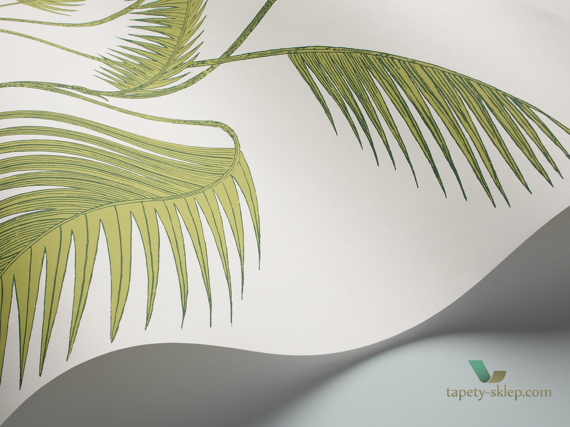 Tapeta Tropikalne Liście Cole&Son Palm Leaves 95/1009 The Conptemporary Collection