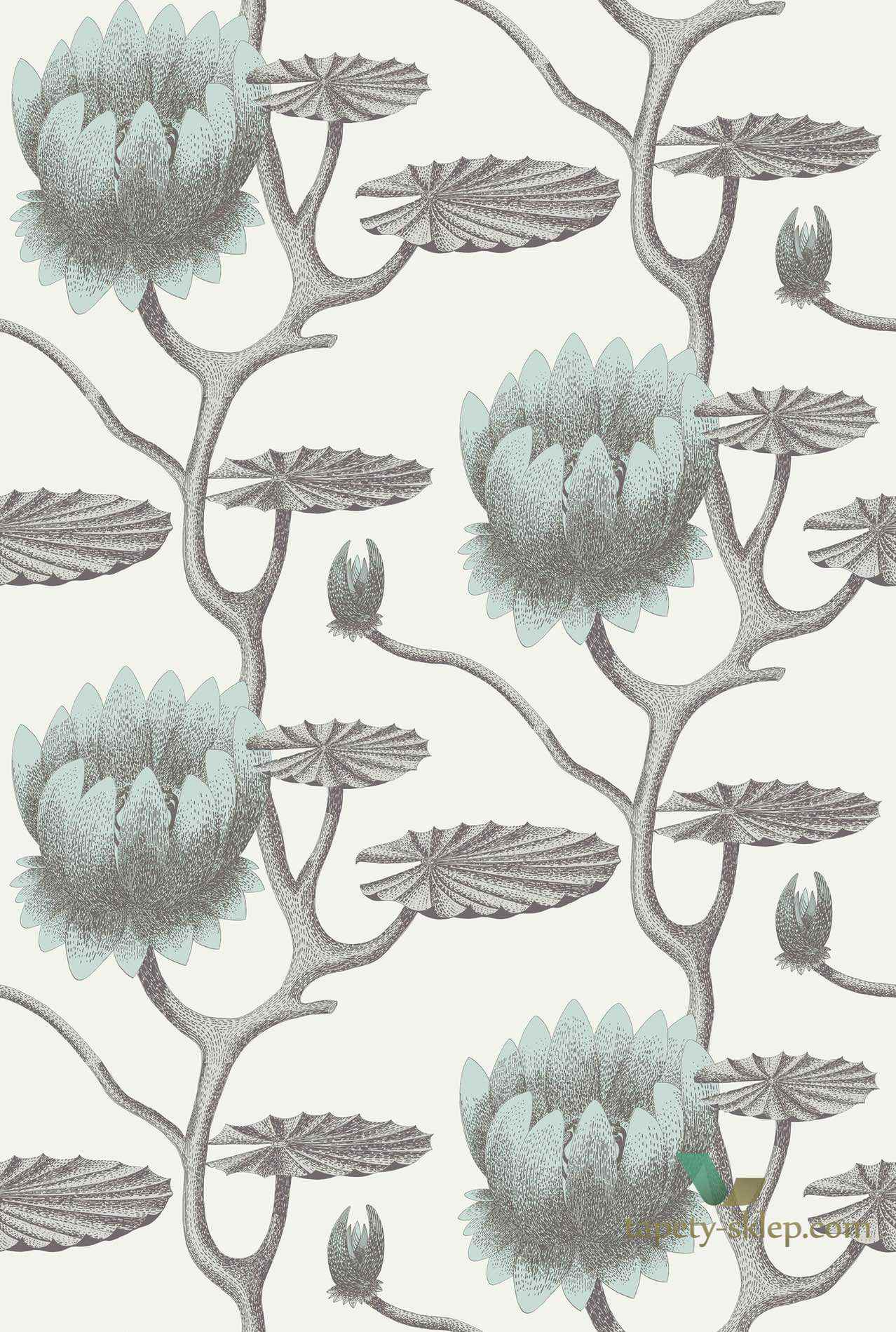 Tapeta Lilia Kwiaty Cole&Son Summer Lily 95/4022 The Conptemporary Collection