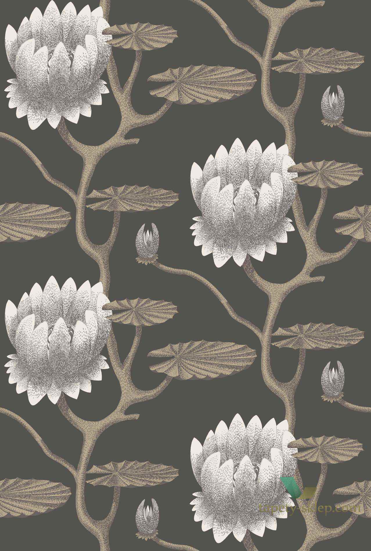 Tapeta Lilia Kwiaty Cole&Son Summer Lily 95/4026 The Conptemporary Collection