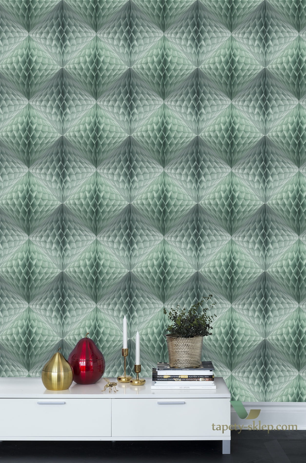 Fototapeta Rebel Walls R13393 Pom Pom Mint