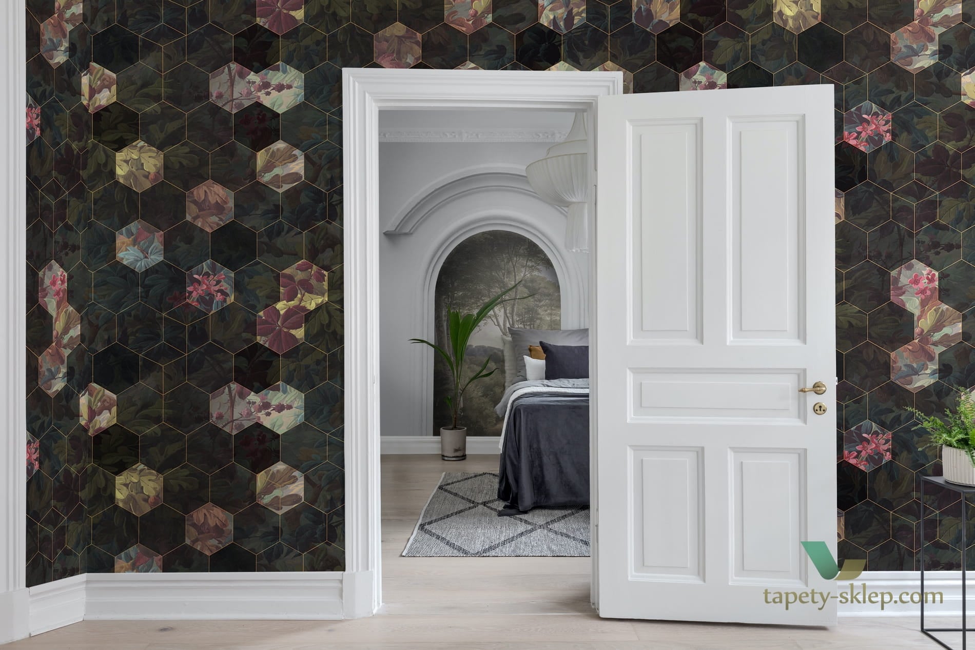 Fototapeta Rebel Walls R16241 Vinum Hexagon