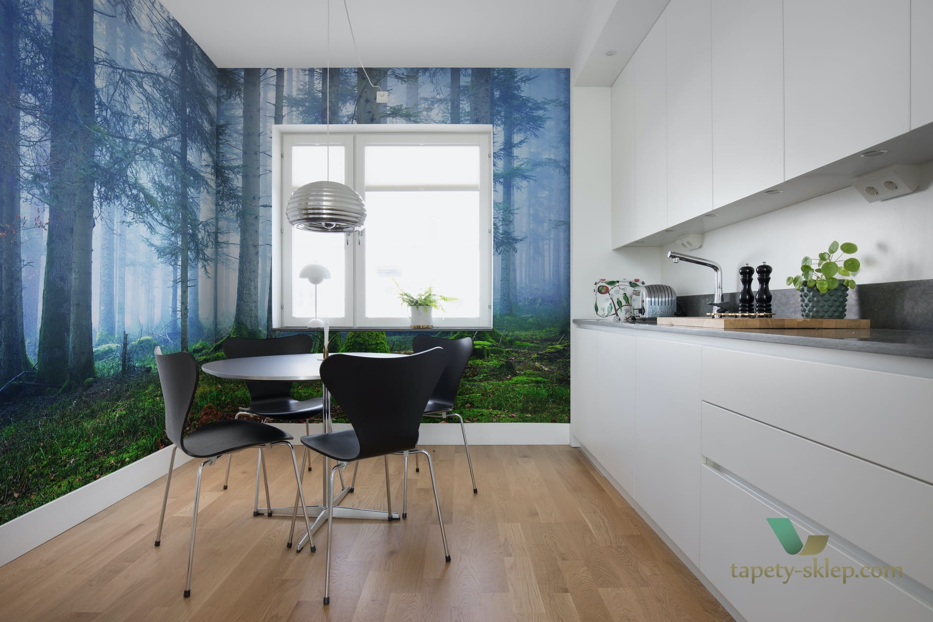 Tapeta Rebel Walls R16661 Blue Forest
