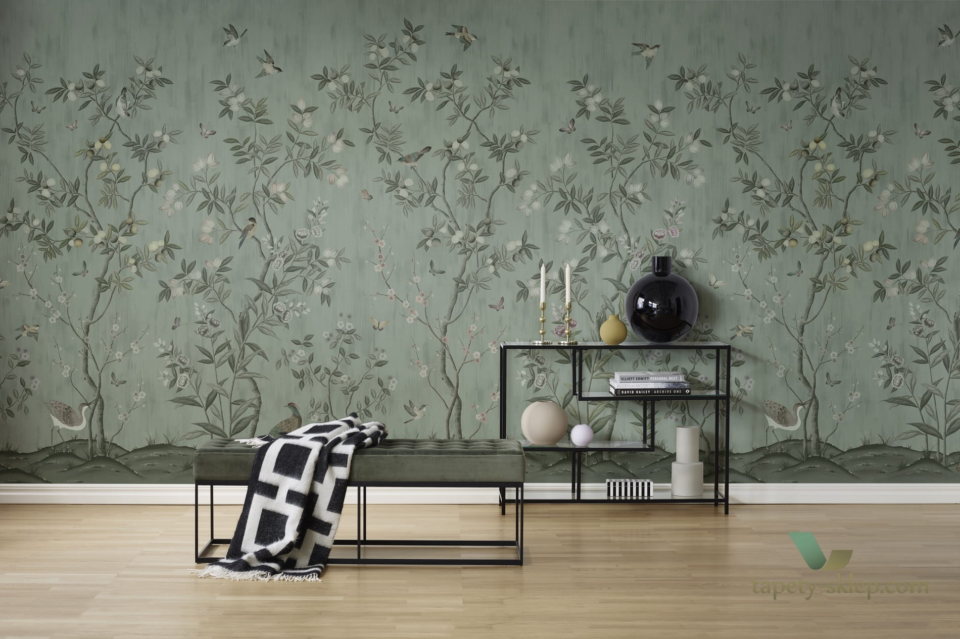 Tapeta Rebel Walls R16742 Chinoiserie Chic Jade