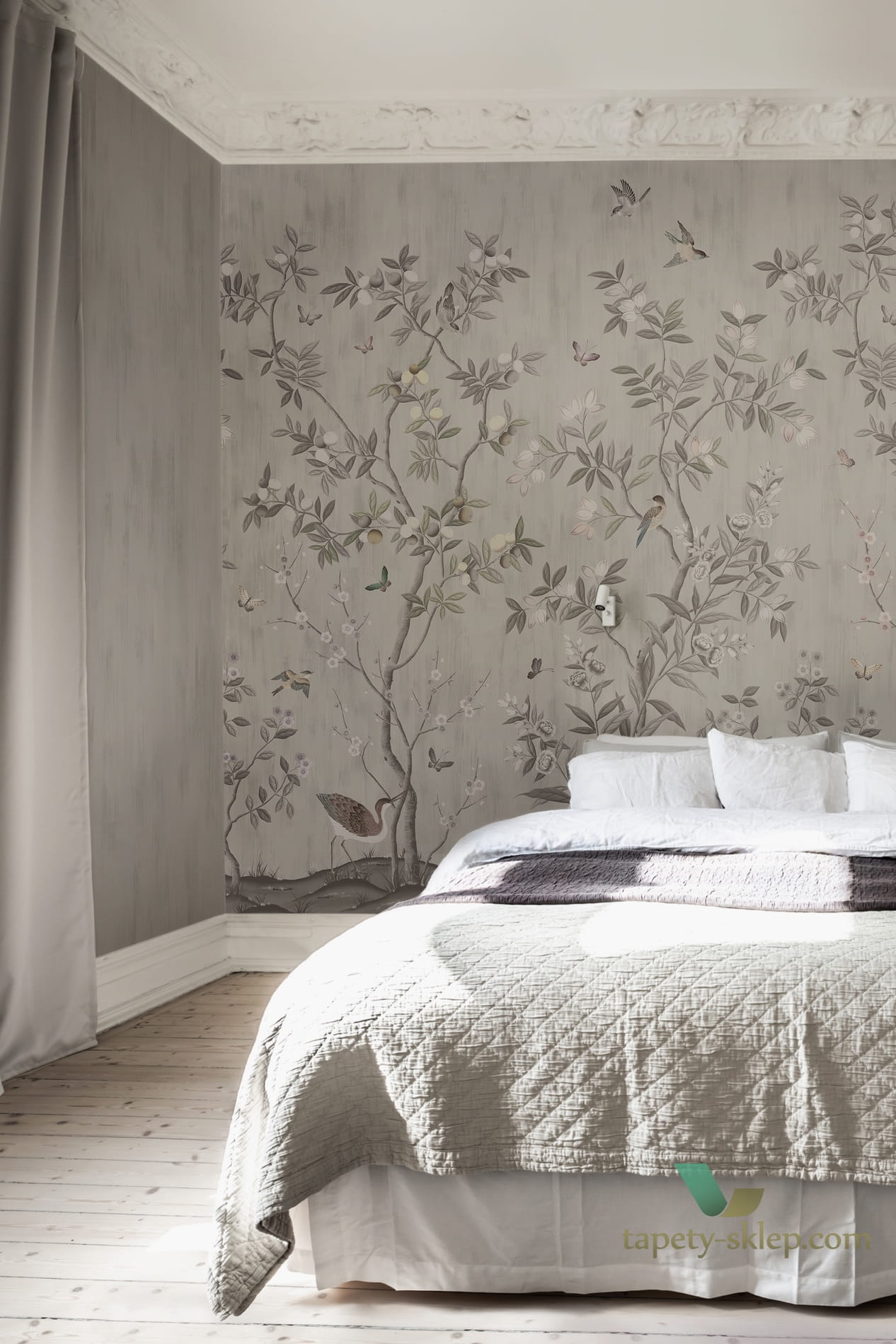 Tapeta Rebel Walls R16743 Chinoiserie Chic Powder Beige