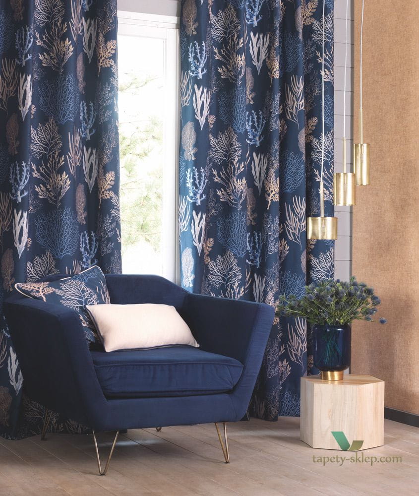 Tkanina Casadeco RIVG84202219 Corali Rivage