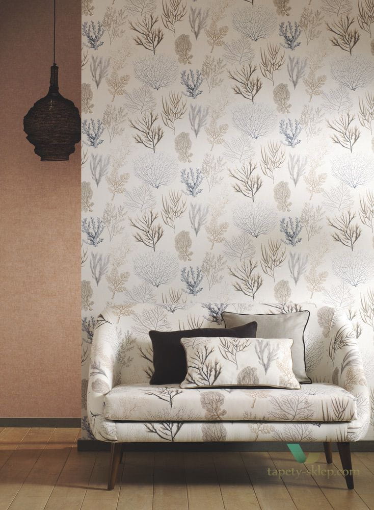 Tkanina Casadeco RIVG84202219 Corali Rivage