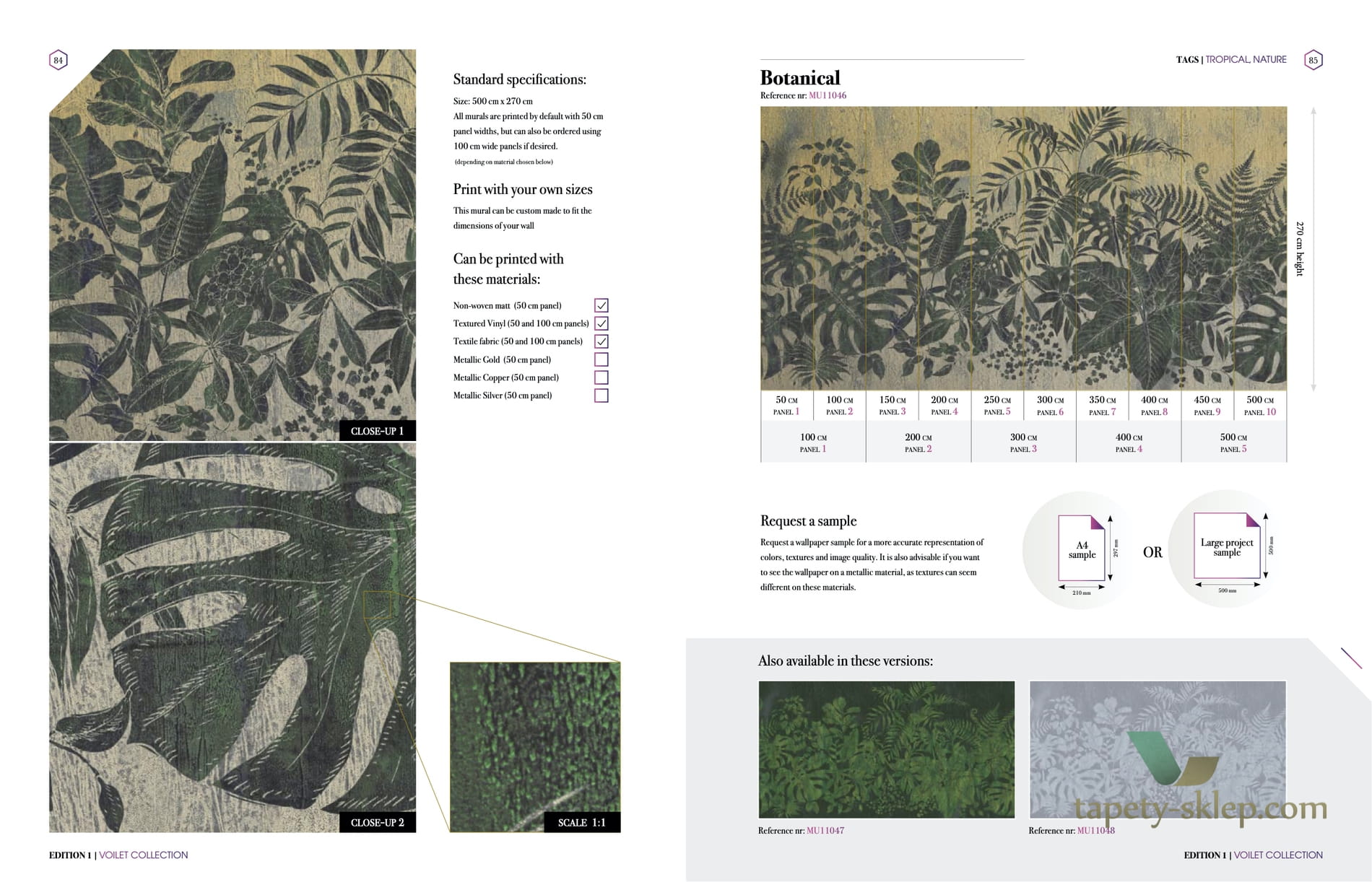 Tapeta Muance MU11047 Botanical