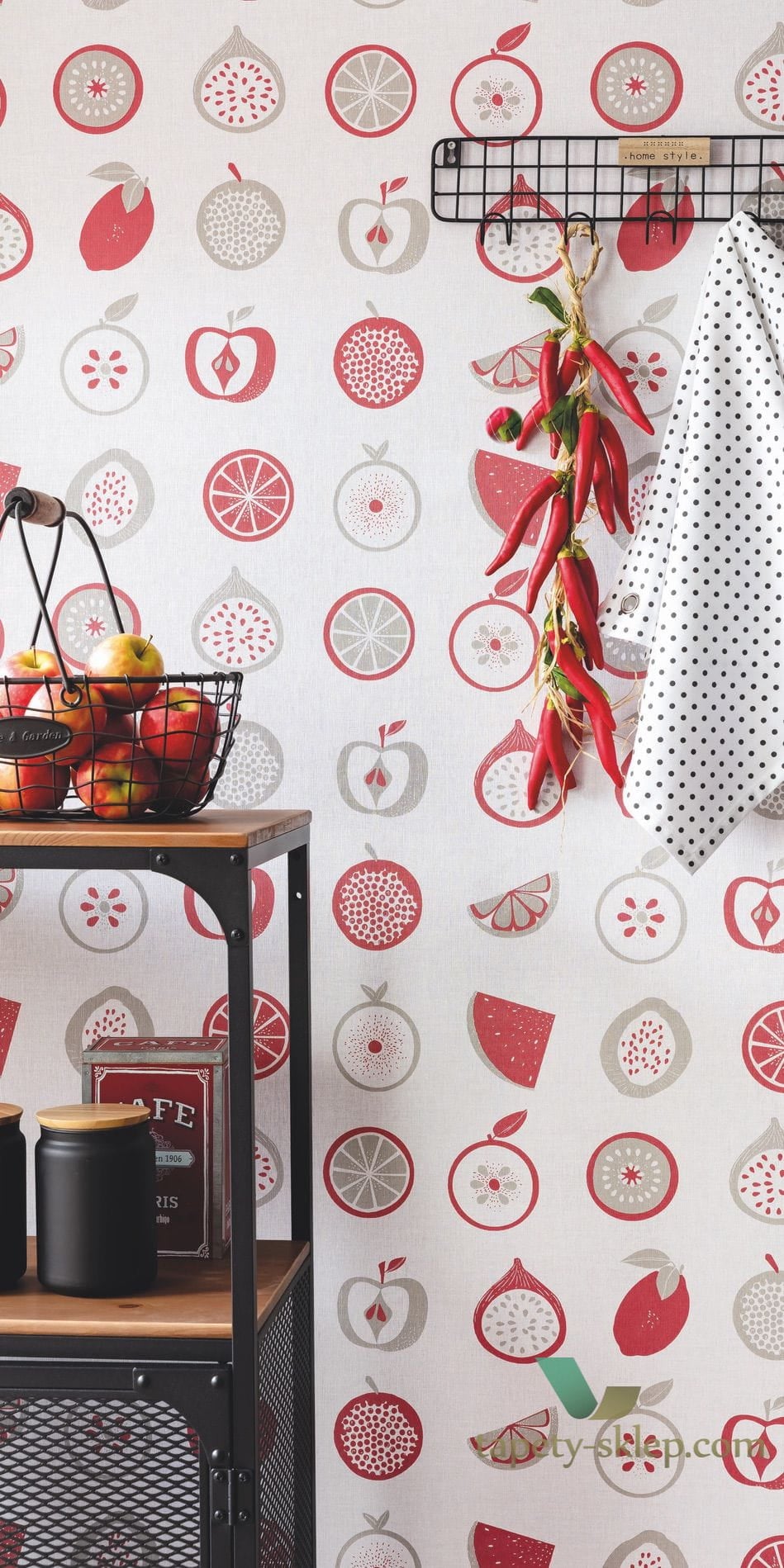 Tapeta w owoce Caselio BIS100648010 Au Bistrot dAlice