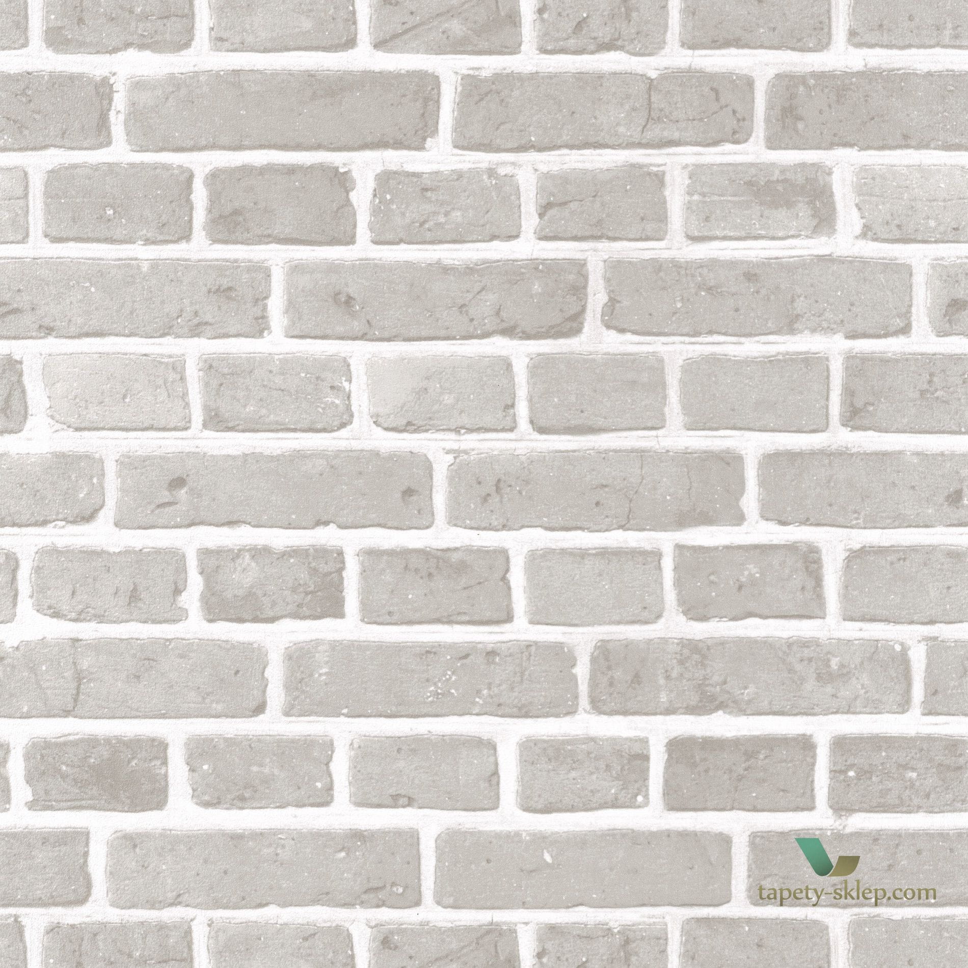 Купить Обои Кирпичиком Серые