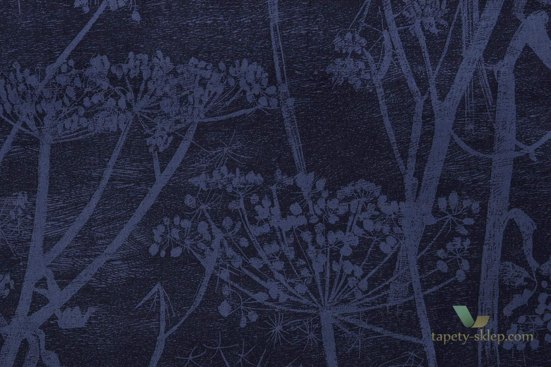 Tkanina kwiaty kopru welur Cole&Son Cow Parsley Velvet F111/5016 The Contemporary Collection