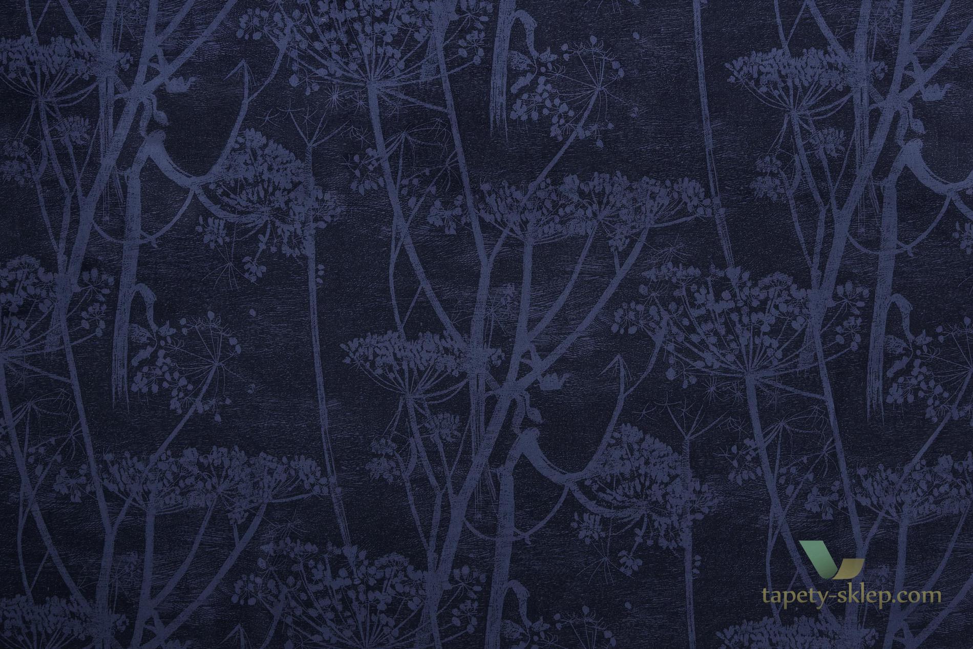 Tkanina kwiaty kopru welur Cole&Son Cow Parsley Velvet F111/5016 The Contemporary Collection