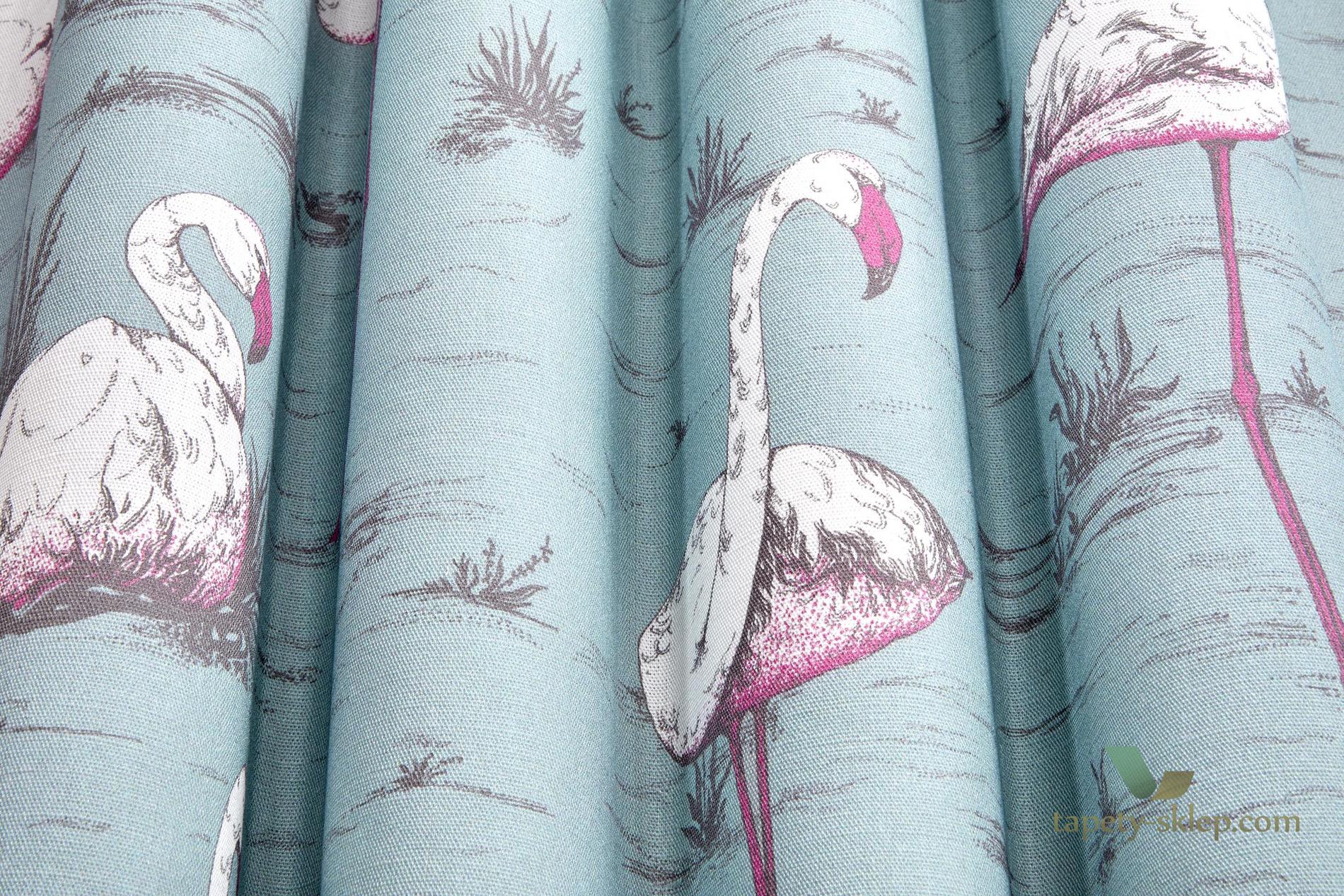 Tkanina flamingi Cole&Son Flamingos F111/3010LU The Contemporary Collection