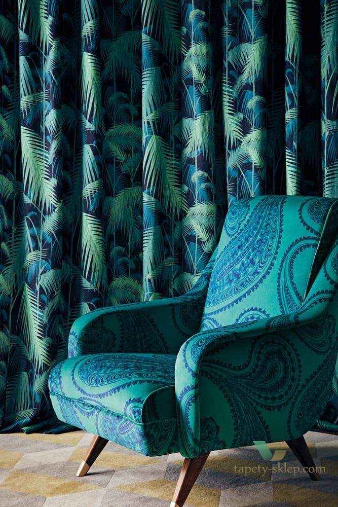 Tkanina palmy Cole&Son Palm Jungle F111/2004LU The Contemporary Collection