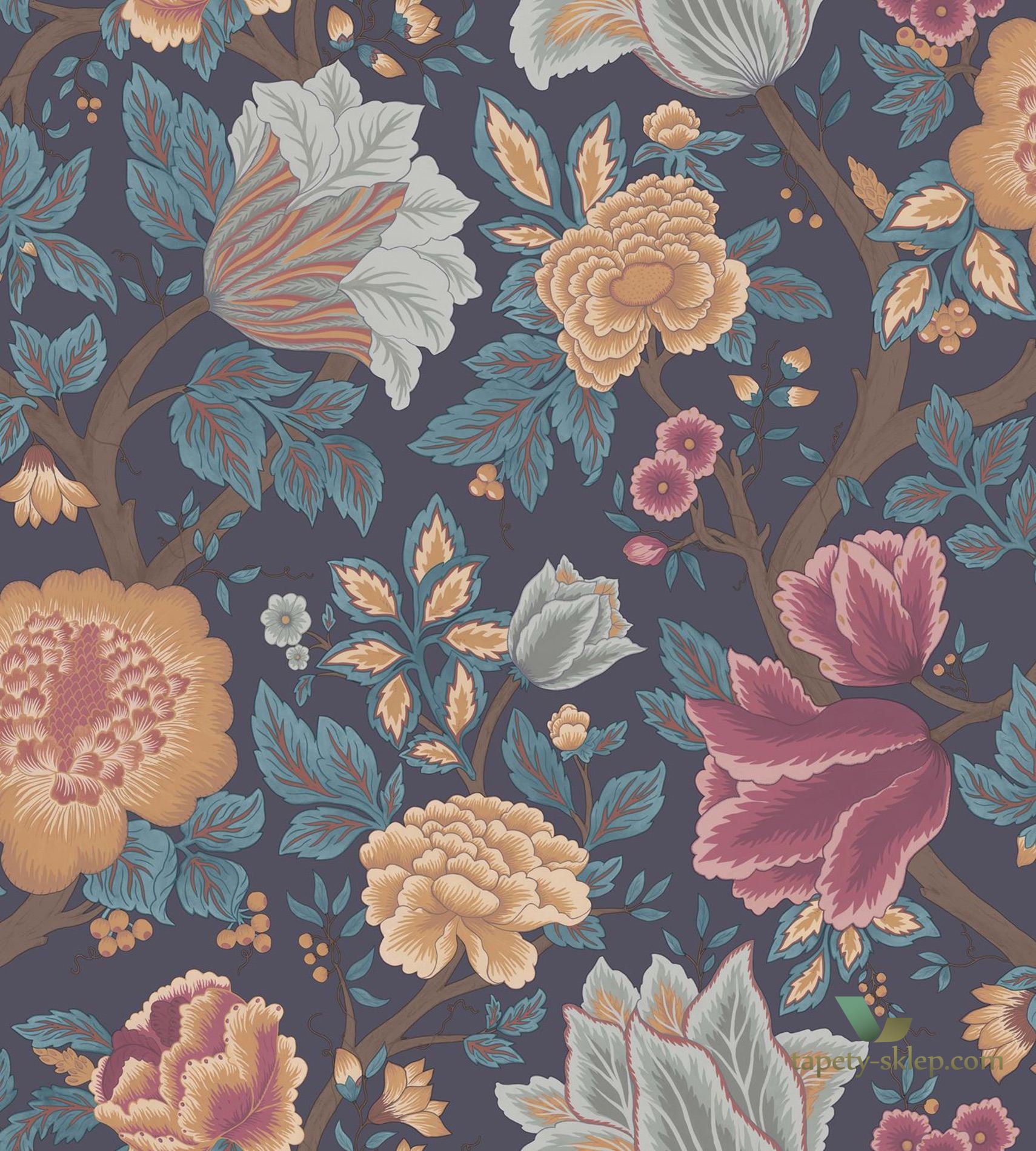 Tapeta Kwiaty Cole&Son Midsummer Bloom 116/4014 Pearwood
