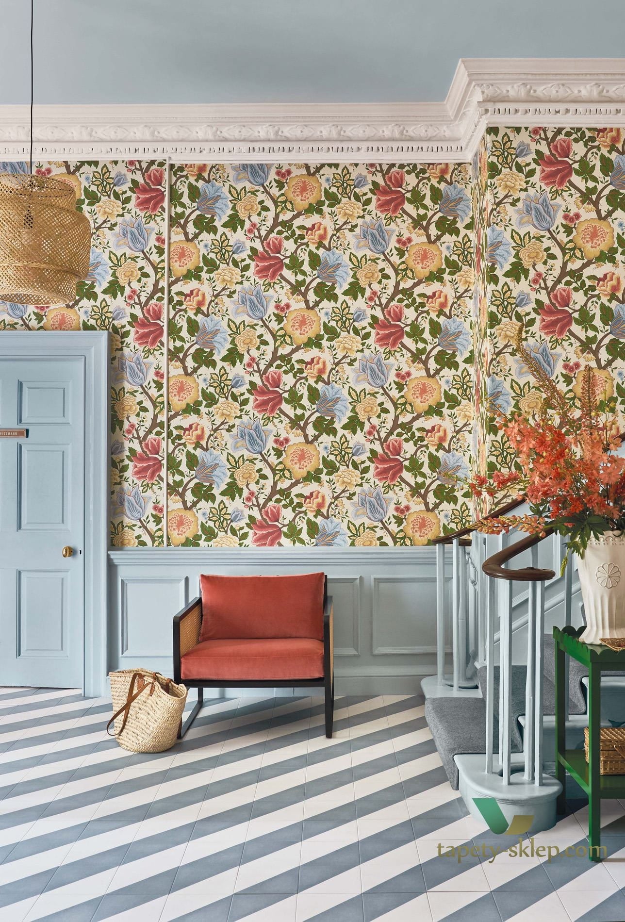 Tapeta Kwiaty Cole&Son Midsummer Bloom 116/4015 Pearwood