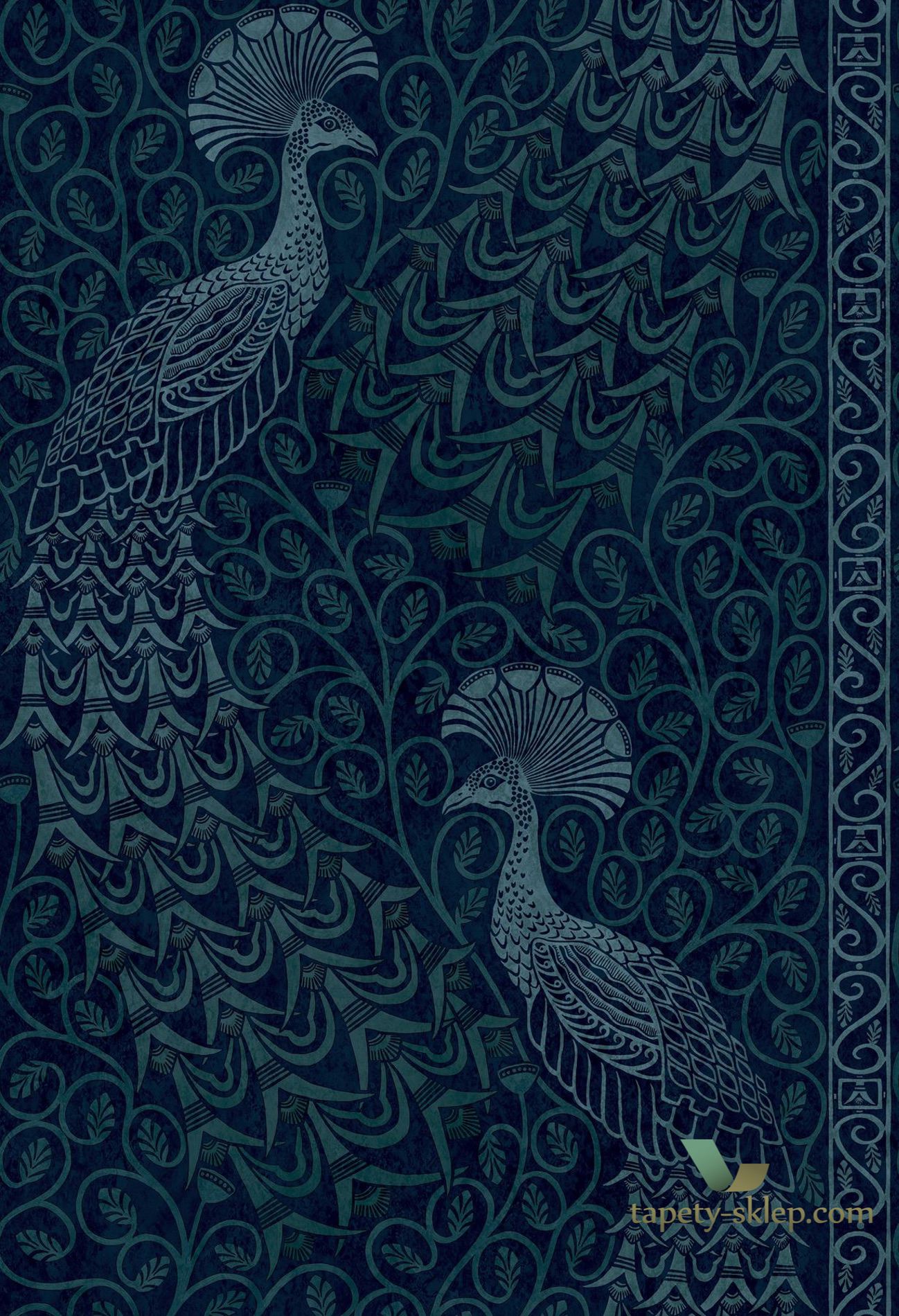 Tapeta Pawie Cole&Son Pavo Parade 116/8028 Pearwood