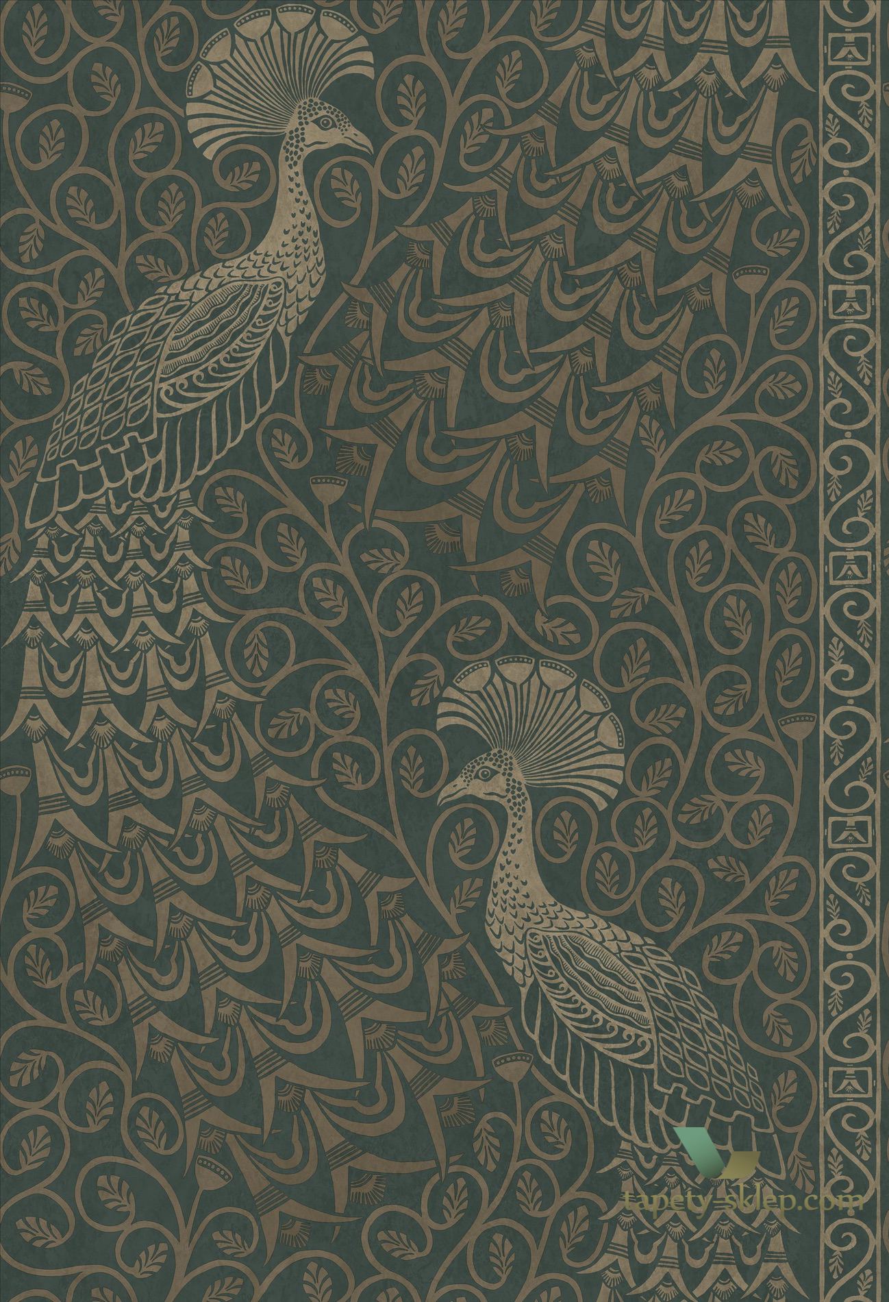 Tapeta Pawie Cole&Son Pavo Parade 116/8031 Pearwood