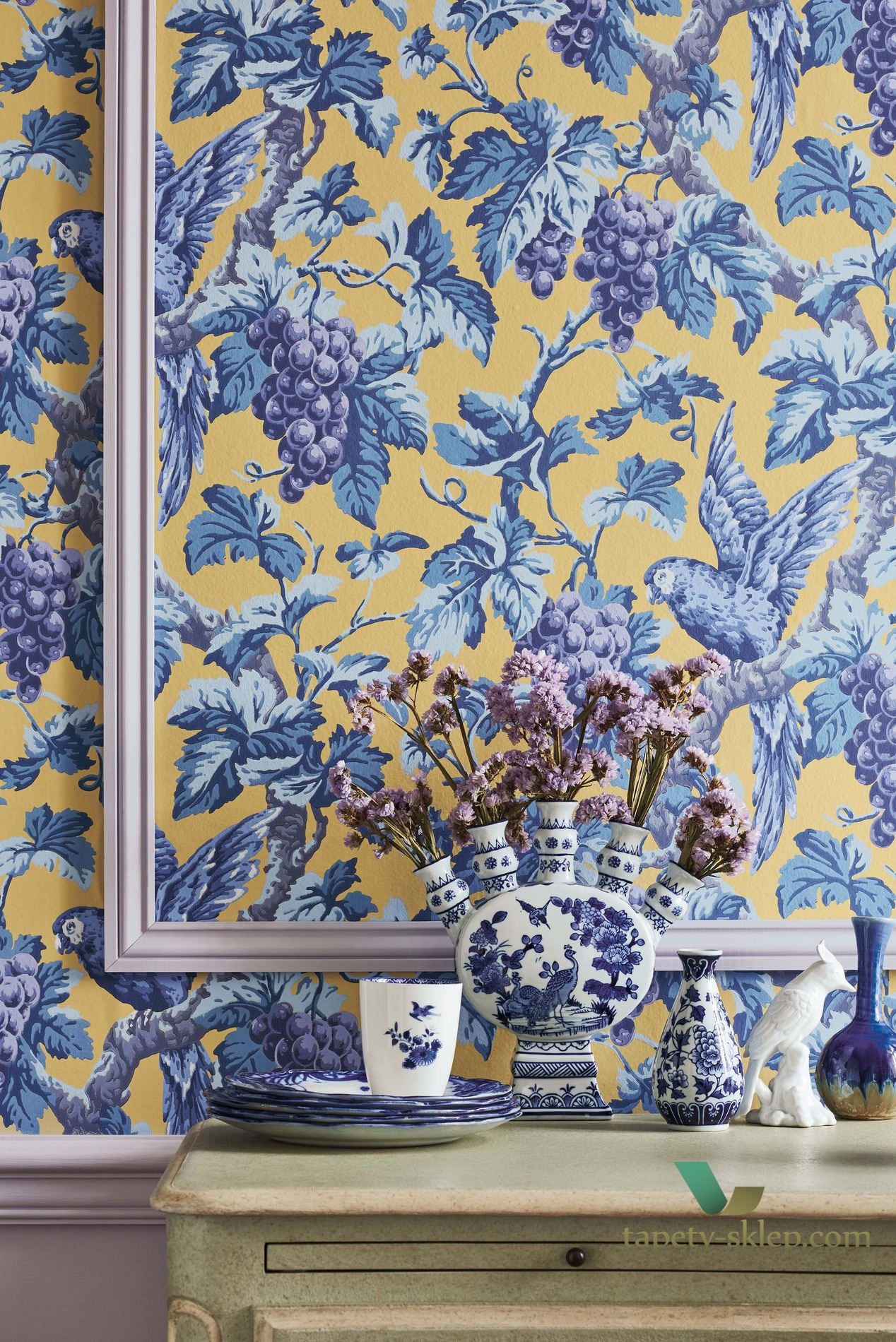 Tapeta Papugi i Owoce Cole&Son Woodvale Orchard 116/5017 Pearwood