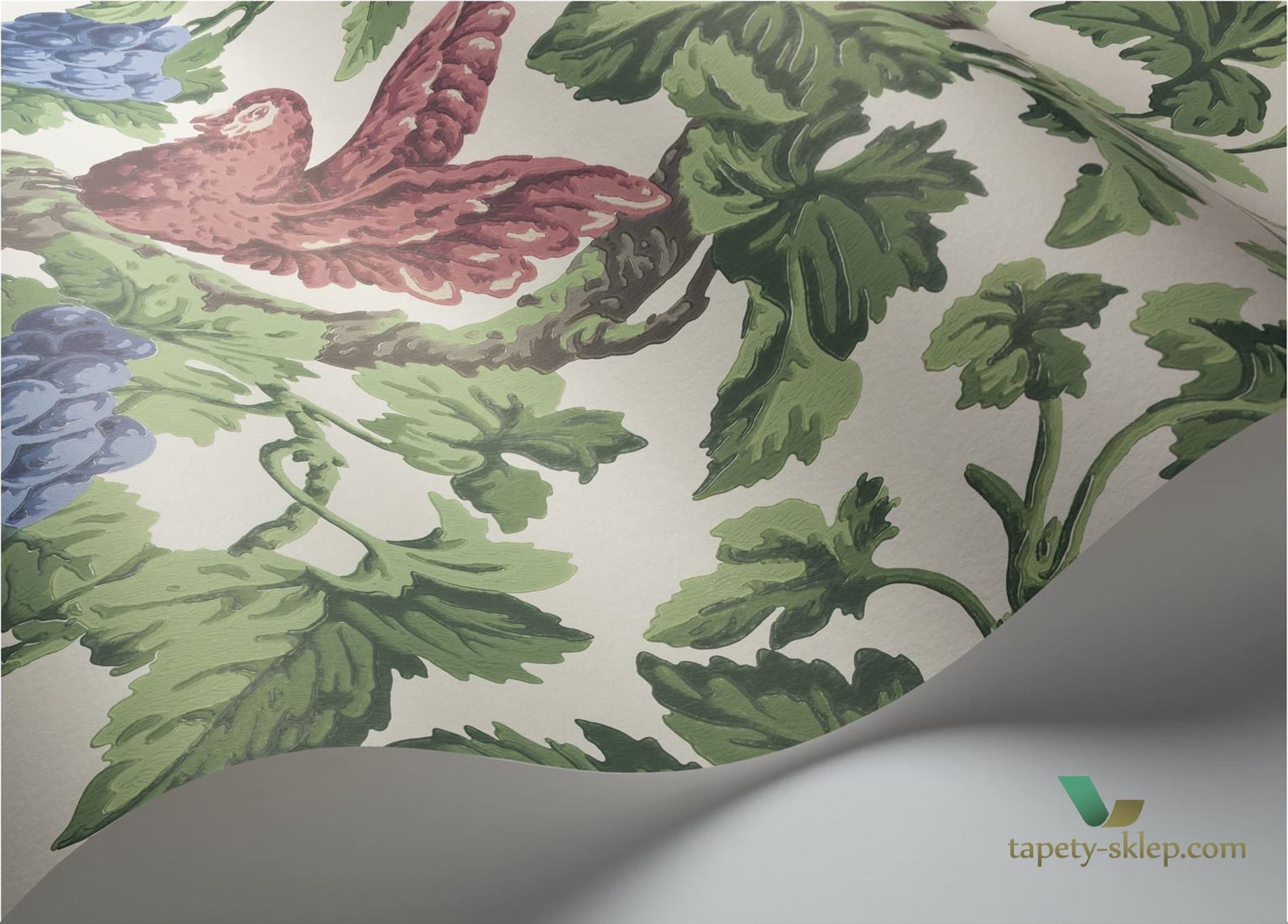 Tapeta Papugi i Owoce Cole&Son Woodvale Orchard 116/5018 Pearwood