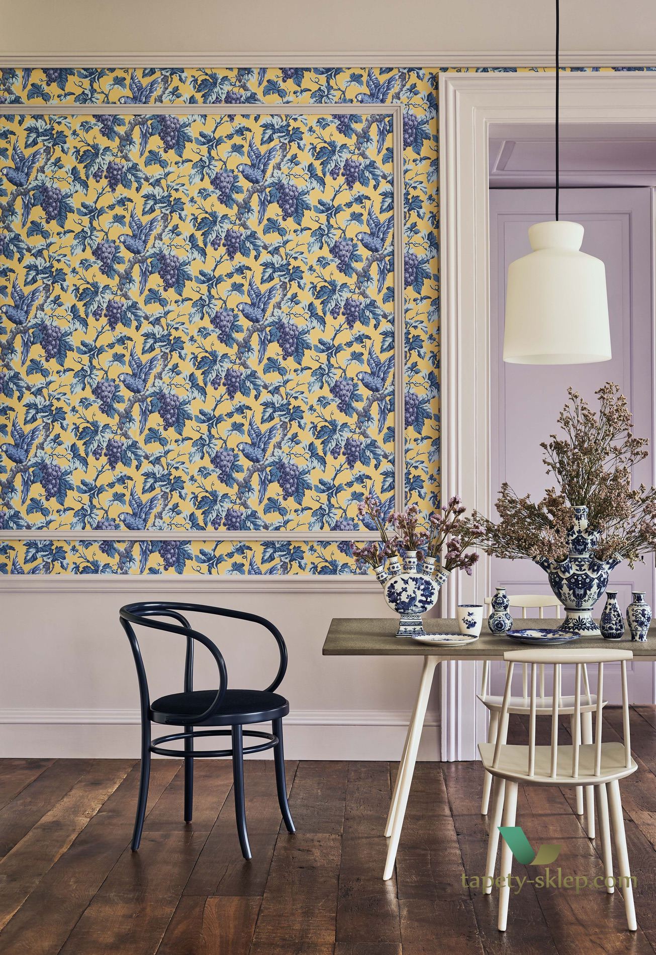Tapeta Papugi i Owoce Cole&Son Woodvale Orchard 116/5018 Pearwood