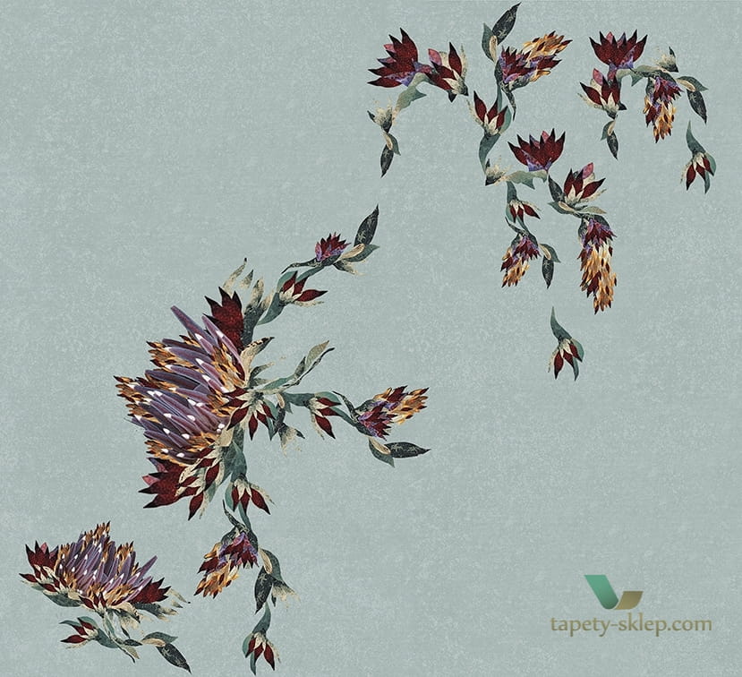Fototapeta Wall&Deco WDFL1901 FLORIGRAPHIQUE Contemporary 2019