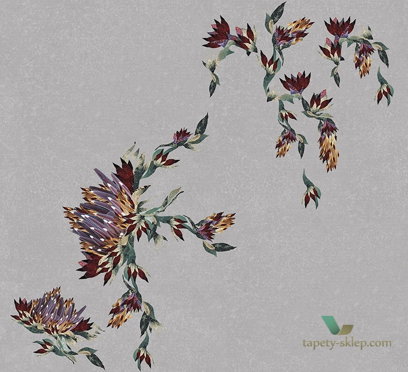 Fototapeta Wall&Deco WDFL1902 FLORIGRAPHIQUE Contemporary 2019
