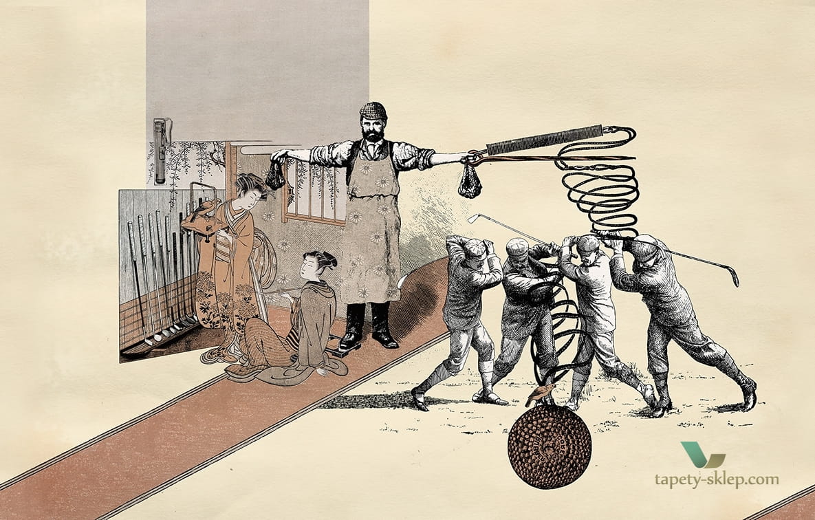 Fototapeta Wall&Deco WDGO1901 GOLFING Contemporary 2019