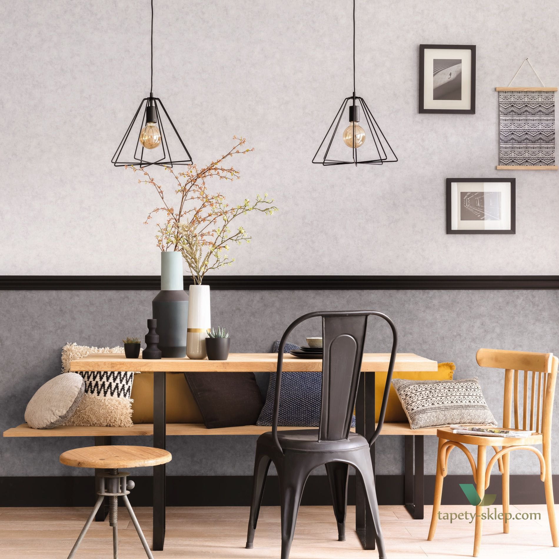 Tapeta jak beton Caselio BET101489460 Beton