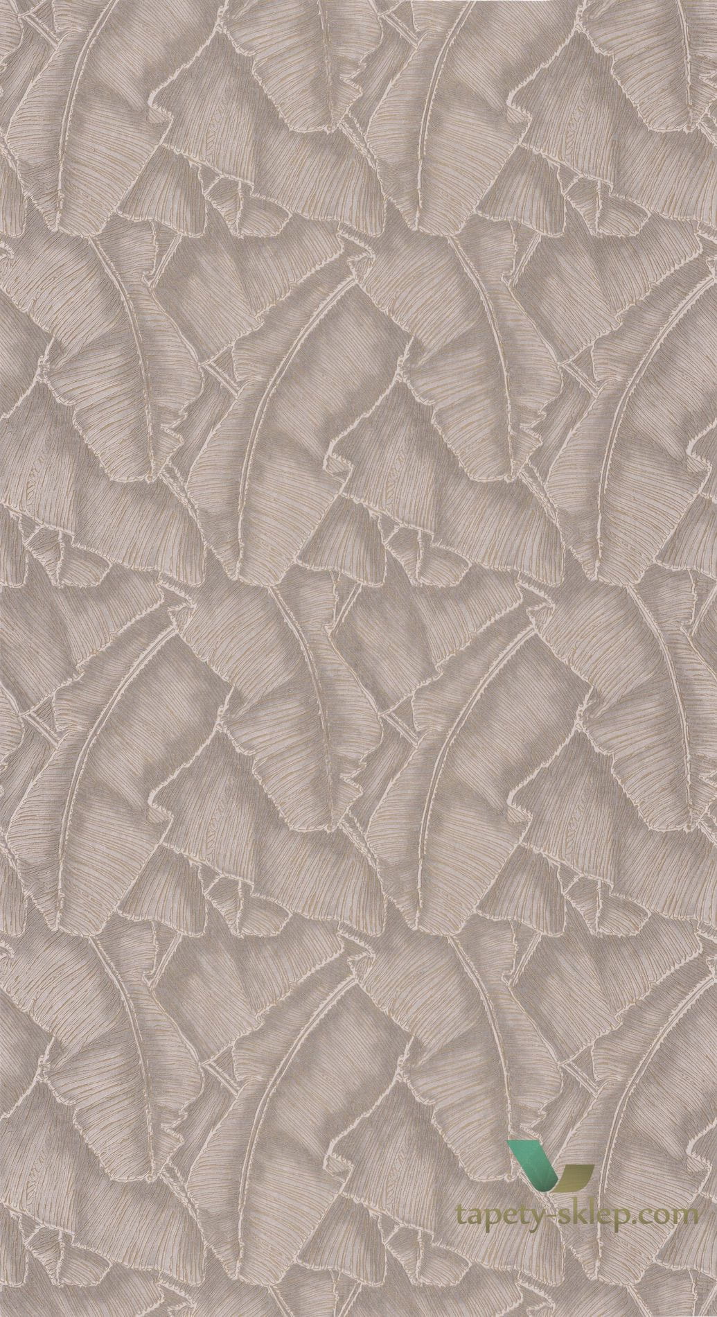Tapeta tropikalne liście Casadeco CBBA84321202 Selva Cuba