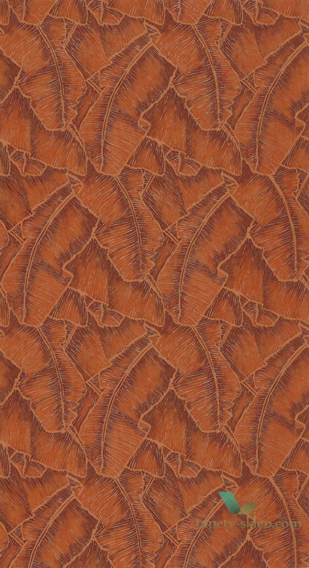Tapeta tropikalne liście Casadeco CBBA84323328 Selva Cuba