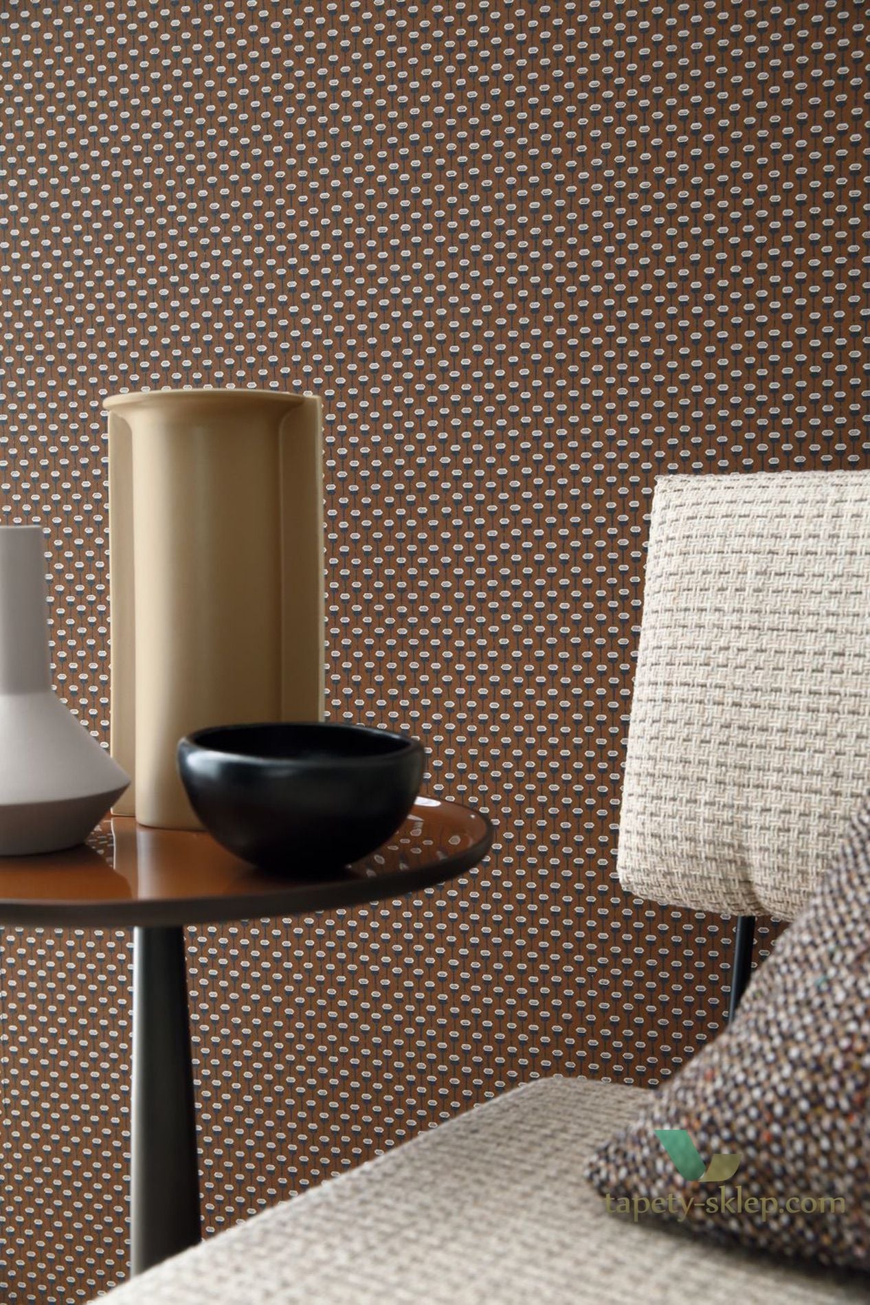 Tapeta w stylu retro Casamance 74460612 Montjoie Misura