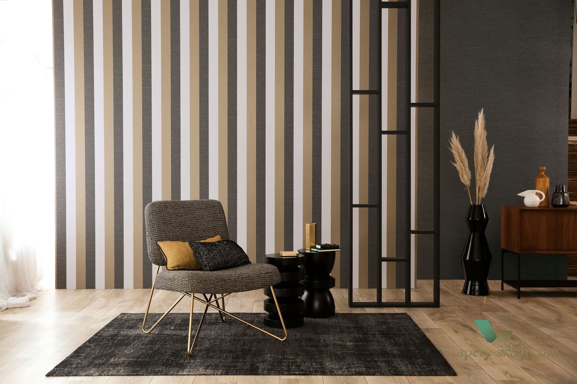 Tapeta w pasy Casamance 74491640 Prose Misura