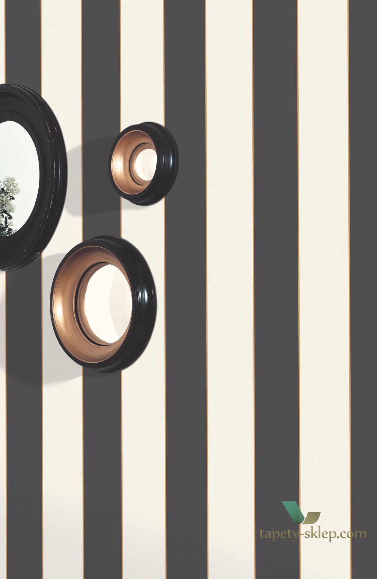 Tapeta w pasy Caselio MLG 101072092 Moonlight