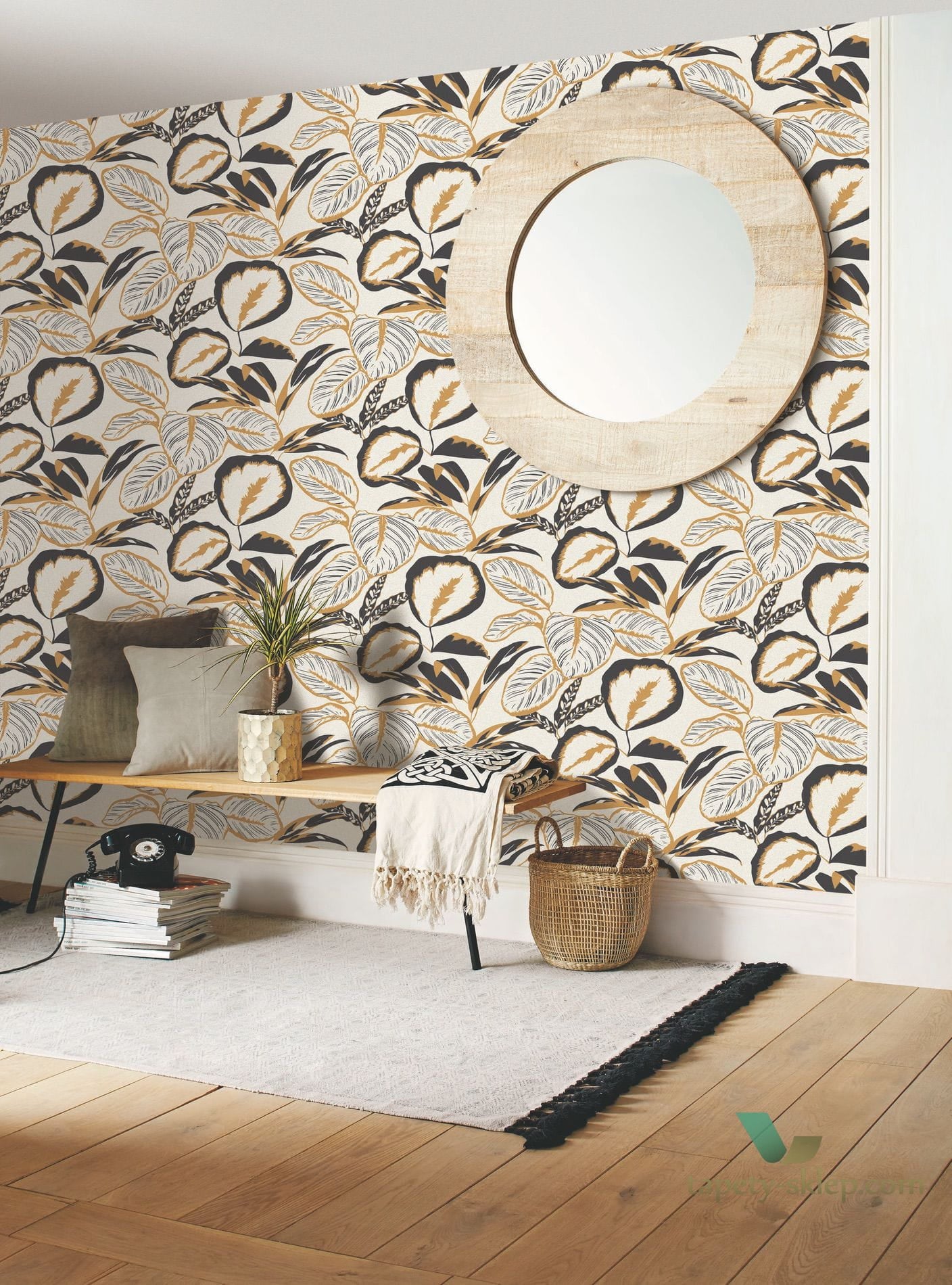 Tapeta roślinna Caselio MLG 101082093 Moonlight