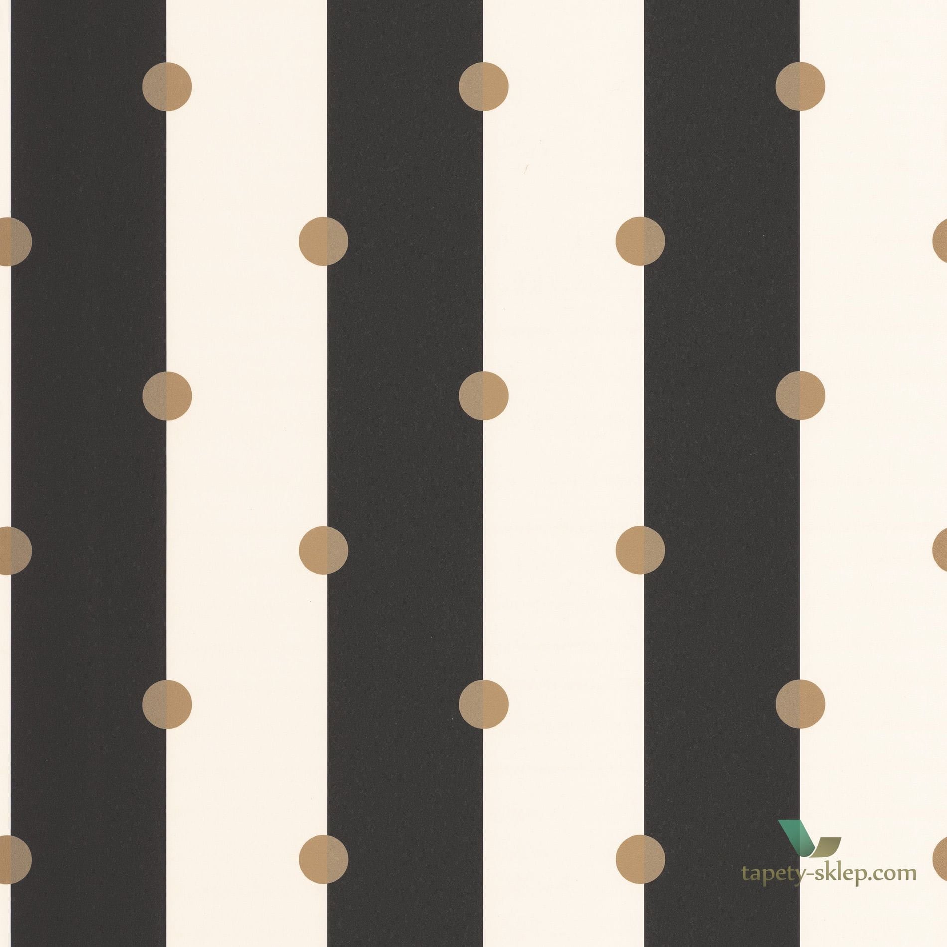 Tapeta w pasy i kropki Caselio MLG 101229023 Moonlight